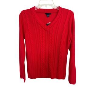 Westbound Cable Front Sweater - Medium